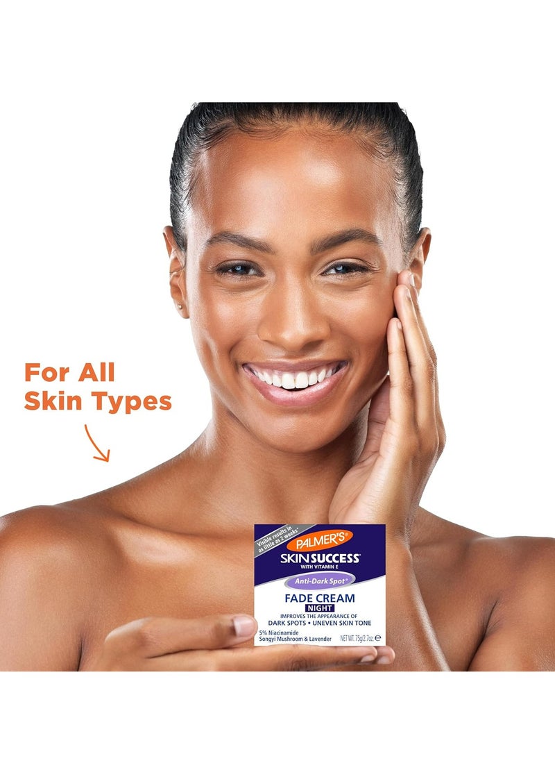 PALMER'S - Skin Success Anti Dark Spot Nighttime Fade Cream with Retinol And  Niacinamide Night Moisturizer 75g - Image 1