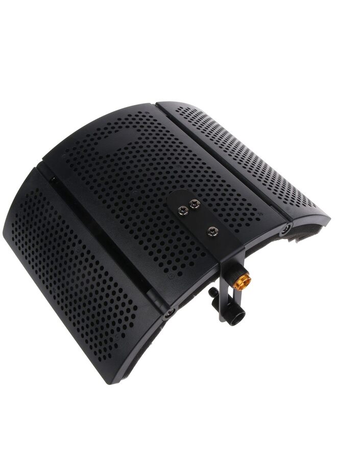 11.2×7.48inch Microphone Isolation Shield Broadcast Noise Reduction Equipment Studio Acoustic Soundproofing Panels Wedges Soundproof Microphone Soundproof Shield  - Image 1