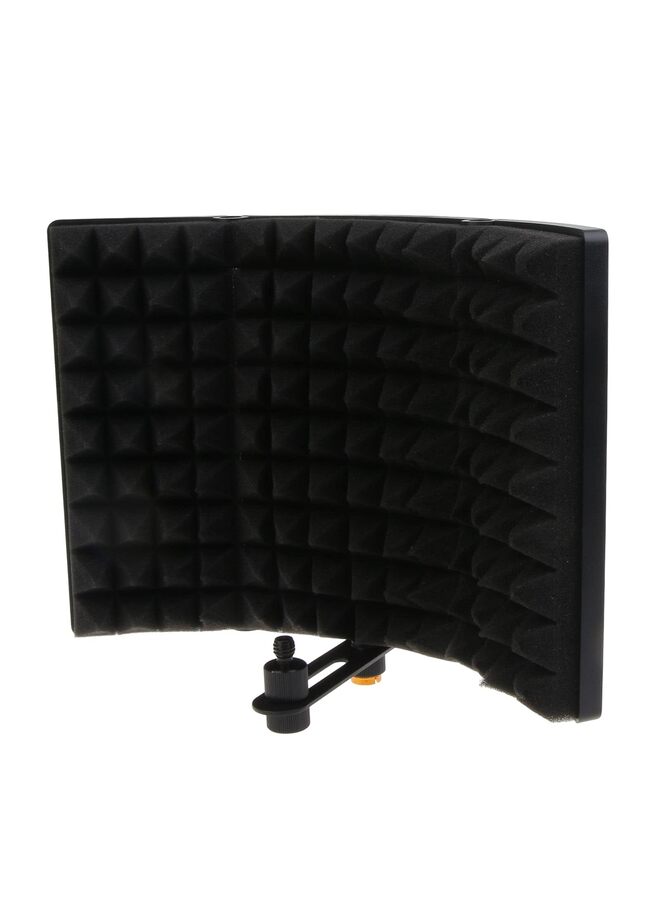 11.2×7.48inch Microphone Isolation Shield Broadcast Noise Reduction Equipment Studio Acoustic Soundproofing Panels Wedges Soundproof Microphone Soundproof Shield  - Image 5