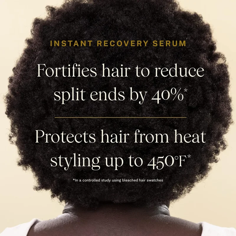 JVN  JVN Complete Instant Recovery Serum - Leave-In Anti Frizz Hair Serum for All Hair Types, 3.4 Fluid Ounces for Women | Best Price UAE