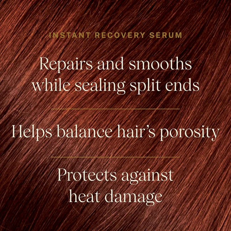 JVN  JVN Complete Instant Recovery Serum - Leave-In Anti Frizz Hair Serum for All Hair Types, 3.4 Fluid Ounces for Women | Best Price UAE
