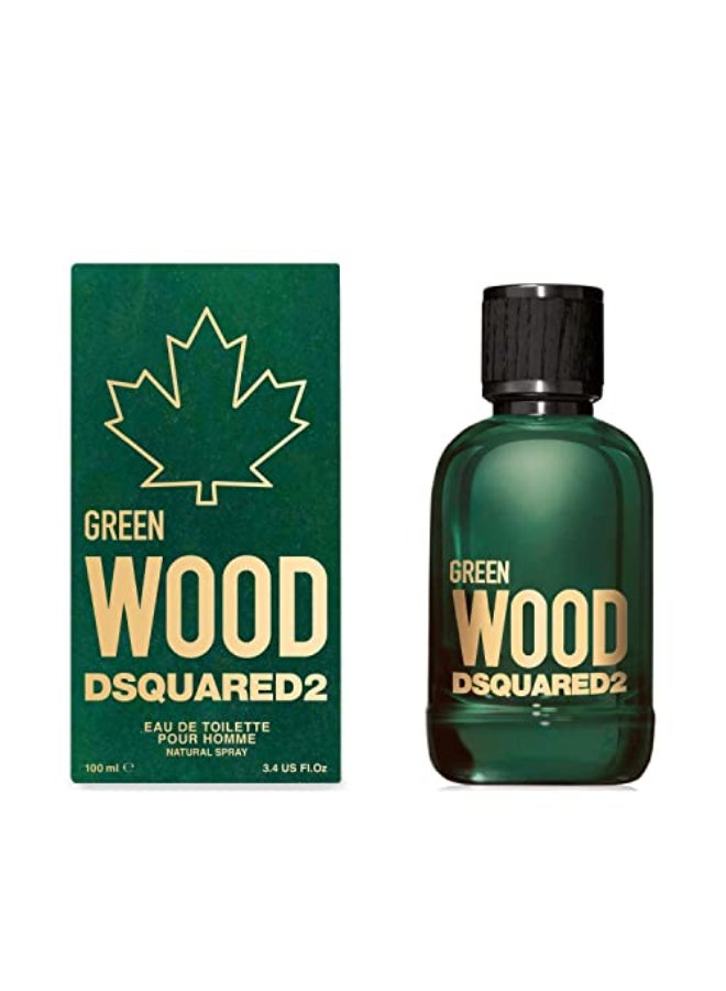 DSQUARED2 Green Wood For Men Eau de Toilette Spray 34 Ounce - Image 4
