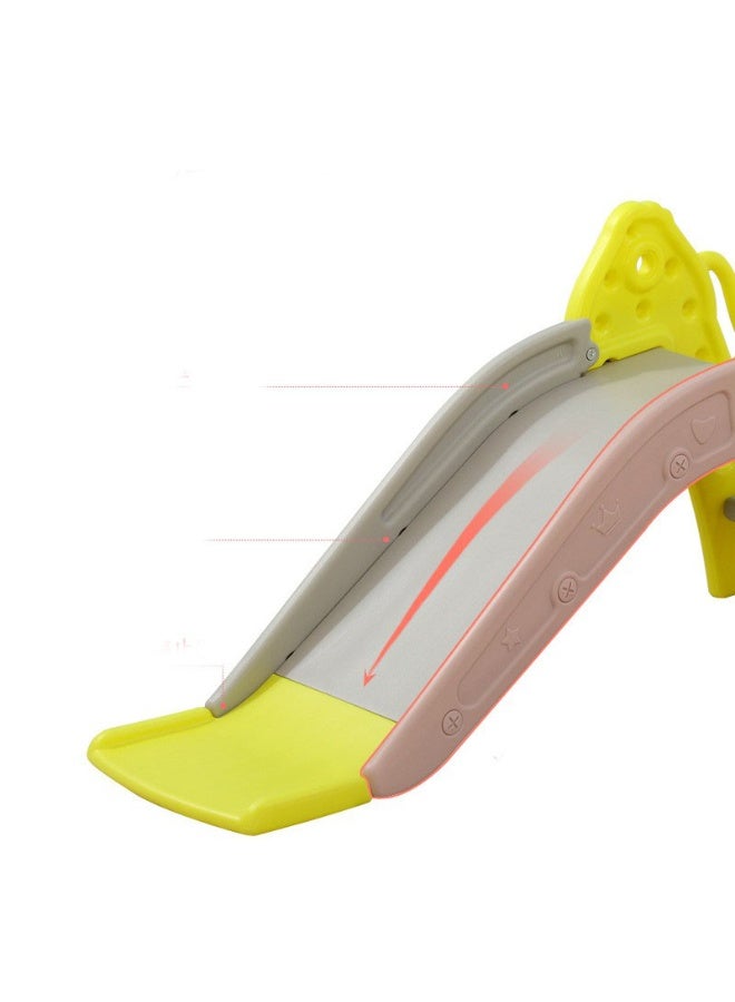 فول جوي زحليقه اطفال مع كرة سلة، زحليقه قابلة للطي للأطفال الصغار الأولاد والبنات المتسلقين، ألعاب داخلية وخارجيةصفر - Image 2