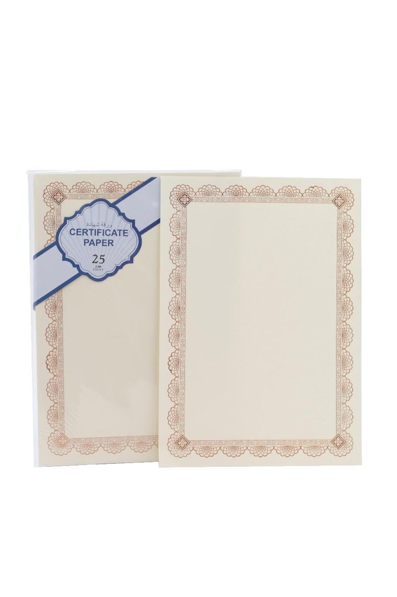 ROCO Certificate Card A4Brief Card180 gsm