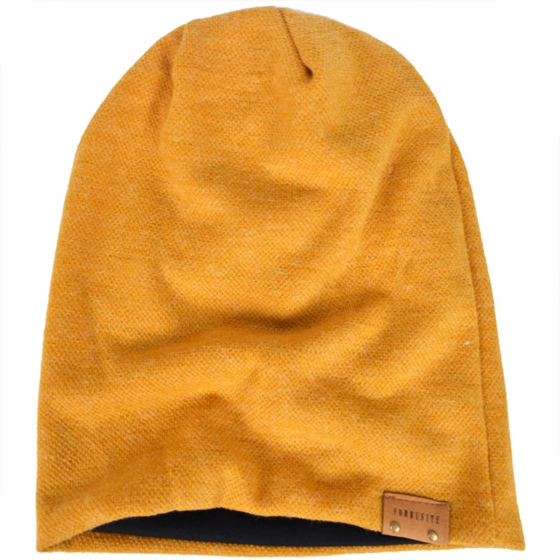 VECRY Men Oversized Slouch Beanie Large Skullcap Knit Hat (Ginger) - Image 2