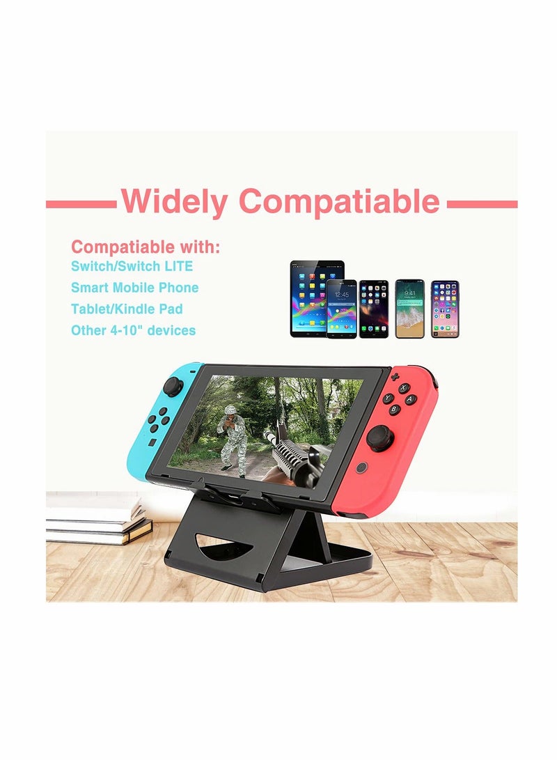 Fit for Nintendo Switch Stand/ for Switch LITE Stand Foldable Adjustable and Portable table play stand for N-switch console playing and charging Compatible with for ipad/ for Mini/ for iPad Pro Air - Image 3