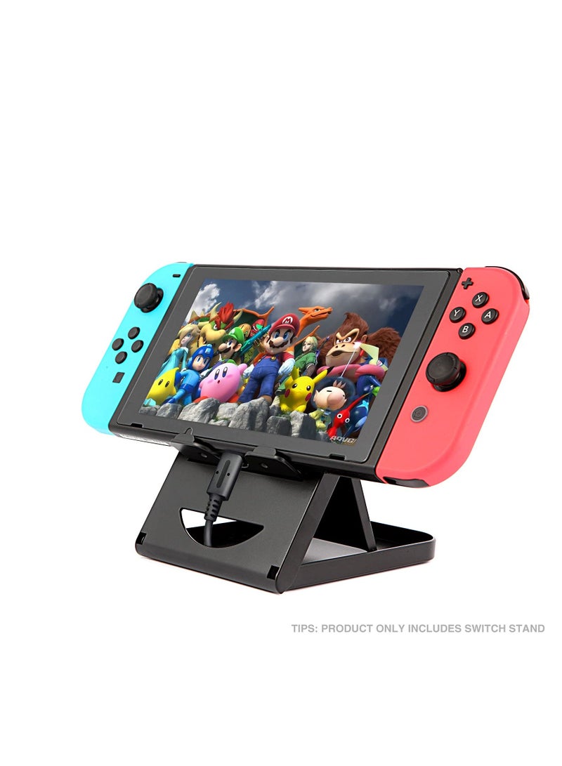 Fit for Nintendo Switch Stand/ for Switch LITE Stand Foldable Adjustable and Portable table play stand for N-switch console playing and charging Compatible with for ipad/ for Mini/ for iPad Pro Air - Image 1