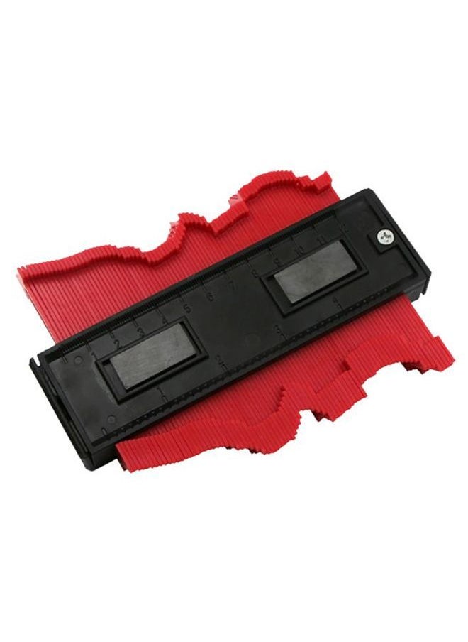 NIBEMINENT Carpenter Irregular Profile Measuring Gauge Red/Black 
