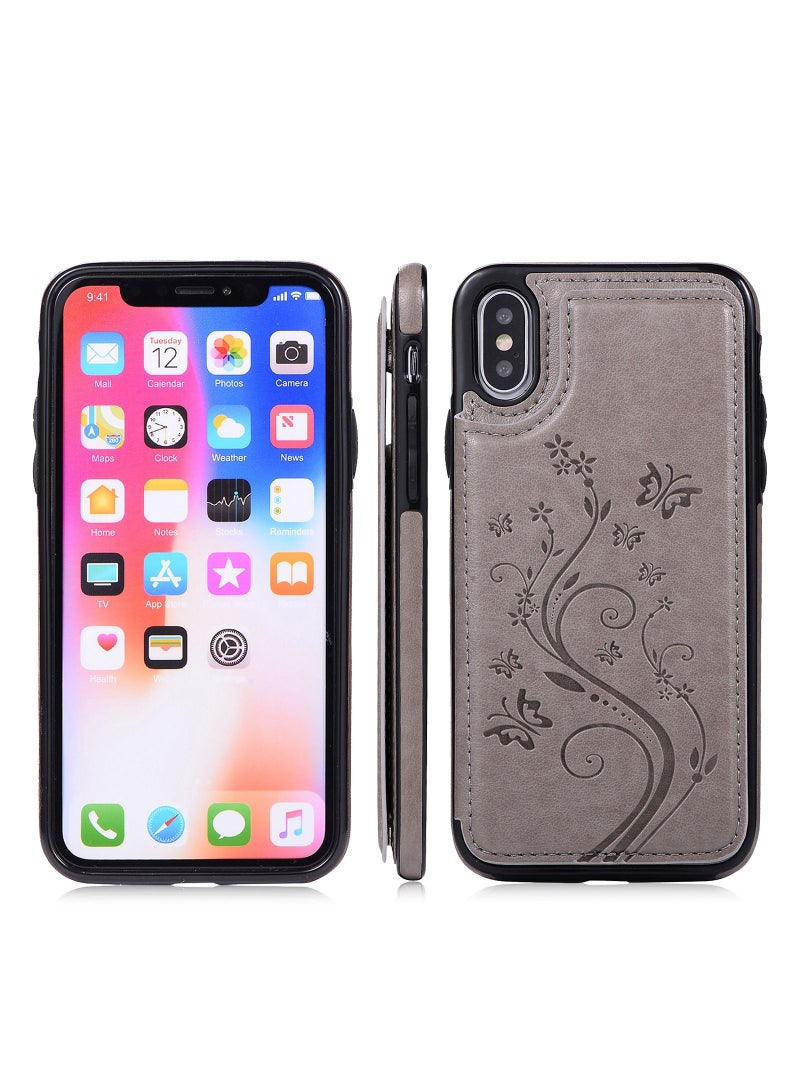 Loquat Suitable For iPhone Flip Butterfly Embossed Case - Image 2