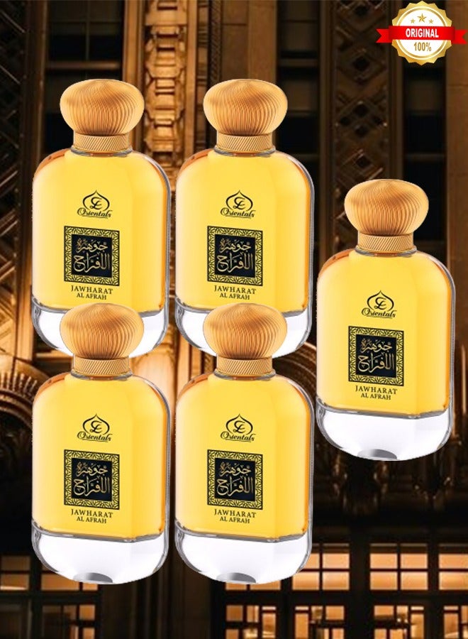Oriental 5 Pieces Jawharat Al Afrah Perfume 100ml EDP - Image 1