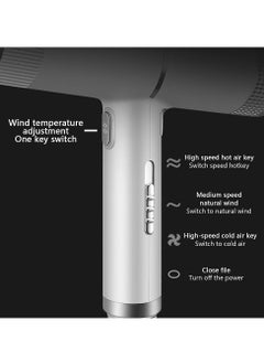PRIME Ionic Professional Salon Blow Dryer Hair Dryer Portable Fast Hairdryer with DC Motor Light Weight Low Noise for Travel Salon Home Use  - Image 2