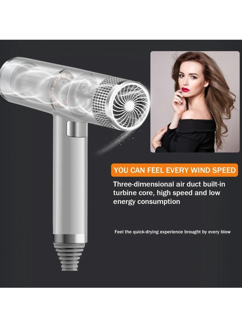 Prime Ionic Professional Salon Blow Dryer Hair Dryer Portable Fast Hairdryer with DC Motor Light Weight Low Noise for Travel Salon Home Use - Image 4