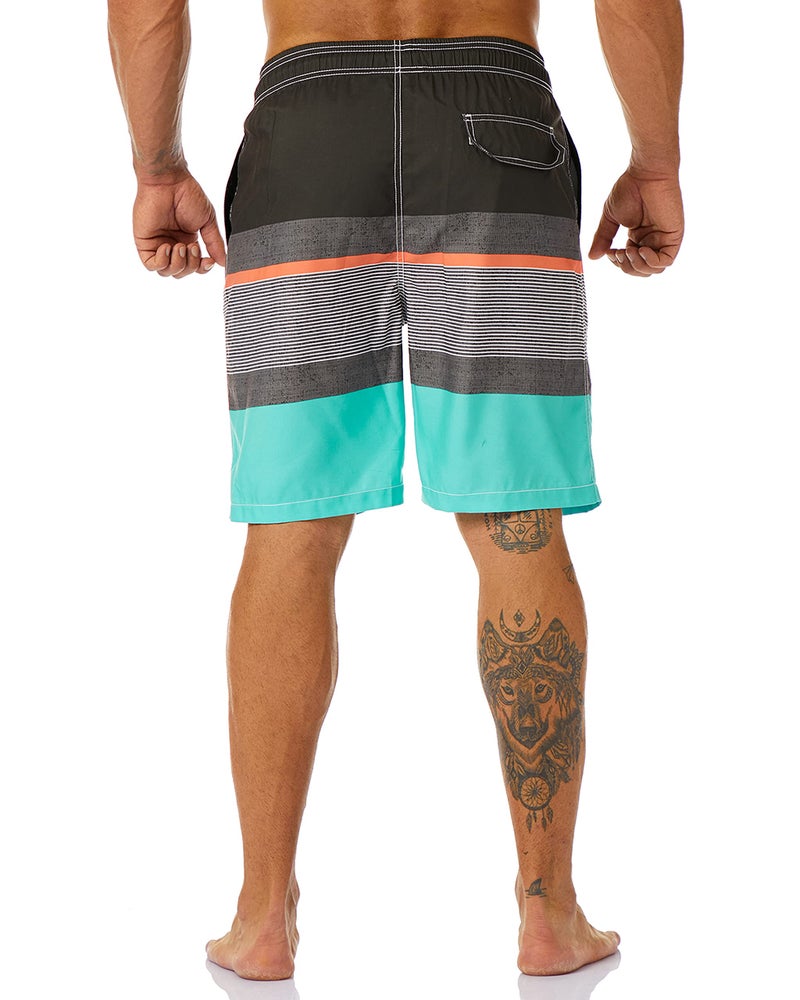KAILUA SURF شورتات السباحة للرجال من كايلوا سيرف طويلة، سريعة الجفاف، شورتات بورد للرجال، 9 بوصات طول الساق، بدلات السباحة للرجال مع بطانة شبكية - Image 2