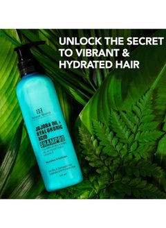 Botanic Hearth Botanic Hearth Jojoba and Hyaluronic Acid Shampoo with 100% Pure Jojoba Oil and Aloe Extracts Hydrates Hair and Adds Shine For Dry and Dehydrated Hair Shampoo for Women and Men Sulphate 245ml  - Image 3