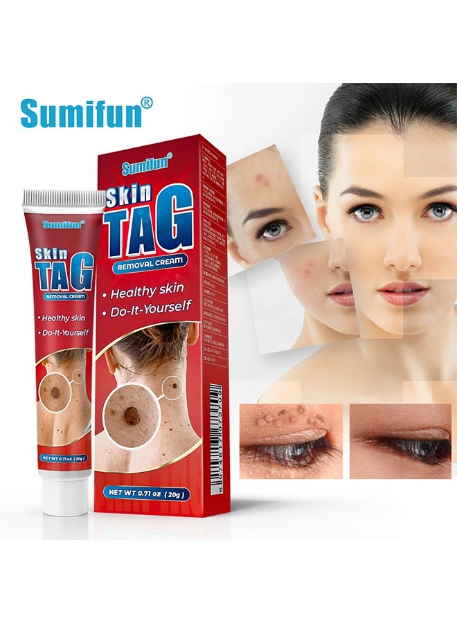 Sumifun Skin Tag Removal Cream,Remove Warts,Remove Moles and Smooth Skin, Skin Tag for Common Treatment Effective and Safe 20g - Image 1