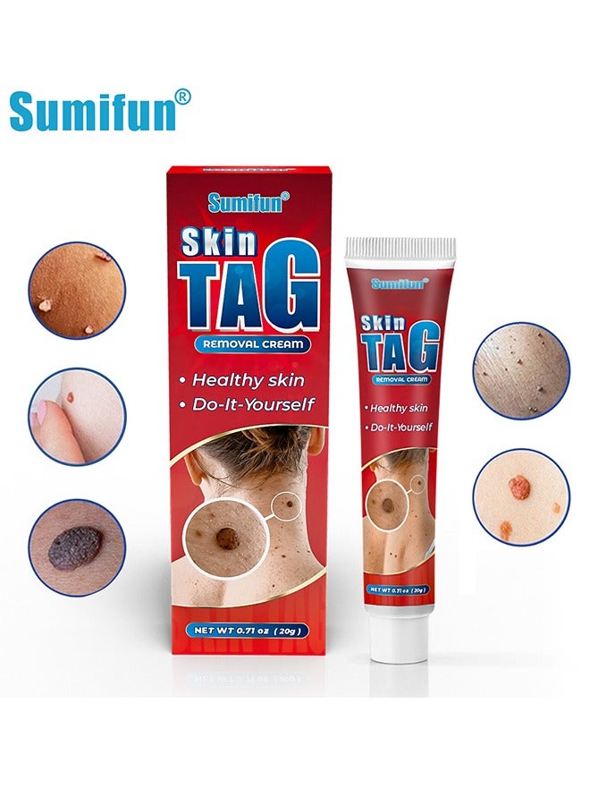 Sumifun Skin Tag Removal Cream,Remove Warts,Remove Moles and Smooth Skin, Skin Tag for Common Treatment Effective and Safe 20g - Image 2