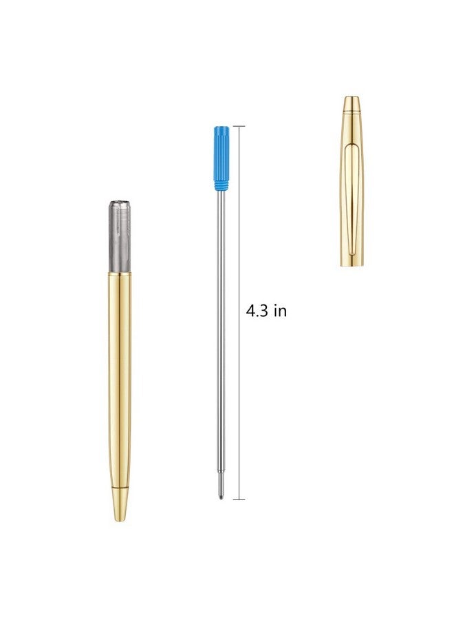 Unibene Cross Compatible Ballpoint Pen Refills 20 Pack, 1.0Mm Medium Point-10 Black & 10 Blue, Smooth Writing Replaceable German Ink Refill - Image 4