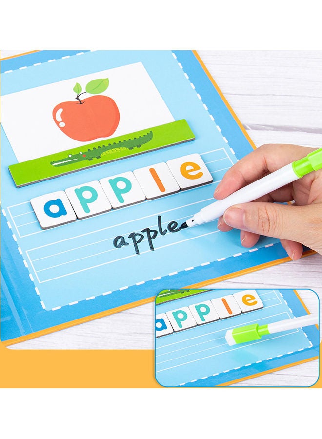 NIBEMINENT Portable Book Clip Type Children's Early Education Toy 22.5 X 19 3cm - Image 3