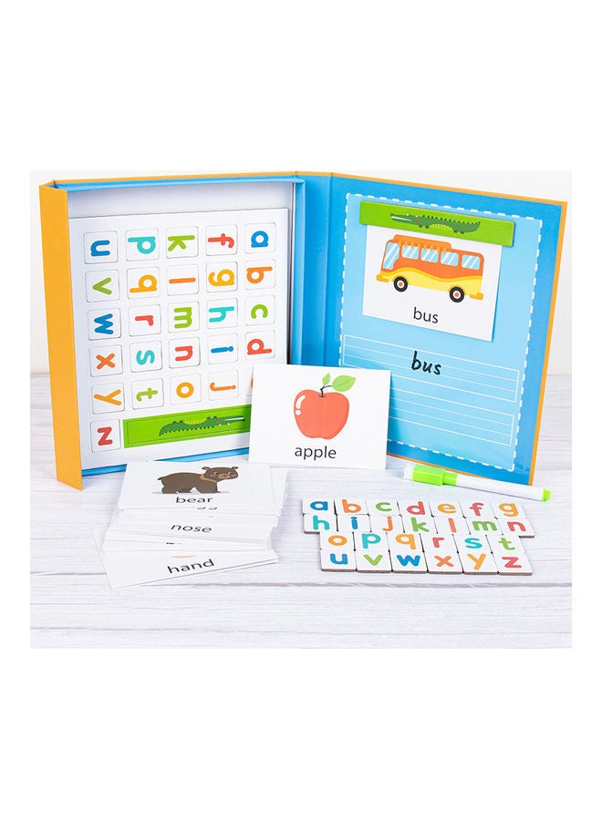 NIBEMINENT Portable Book Clip Type Children's Early Education Toy 22.5 X 19 3cm - Image 2