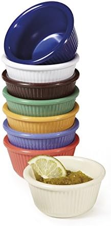 GET RM389MIX 4 Mardi Gras Colors 3 oz Ramekin Break Resistant Melamine Mix Pack Ofmardi Gras Colors Pack of 12