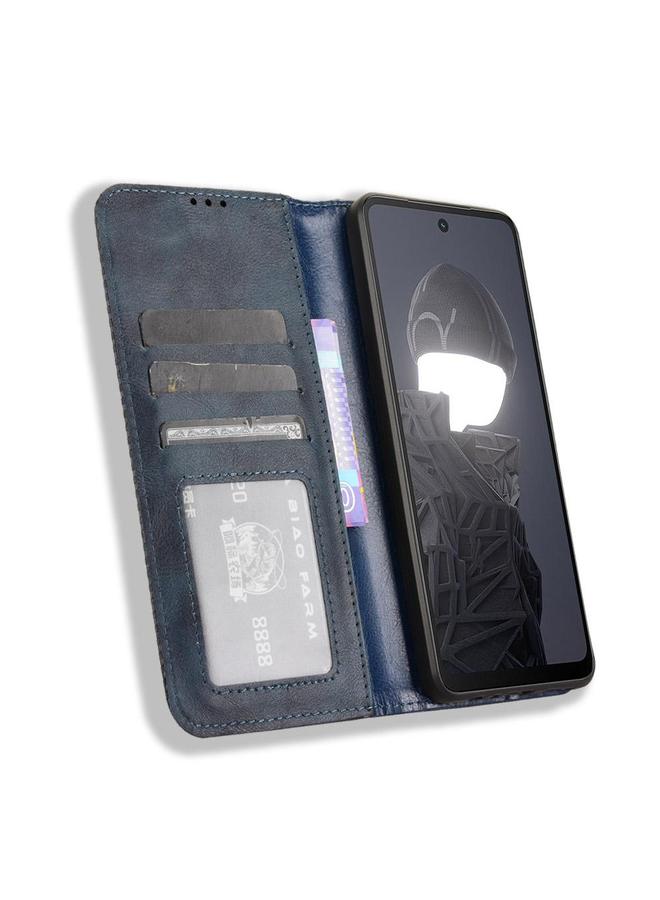 S-TOP Case For HMD Fusion 5G Magnetic Buckle Retro Texture Leather Phone Case - Image 4