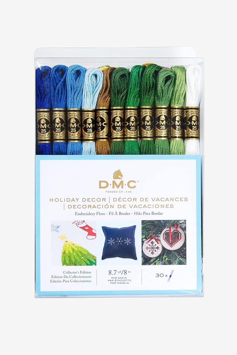 DMC Embroidery Floss Pack - 30 Assorted Colors, 8.7 Yards Each for Holiday Decor - Image 4