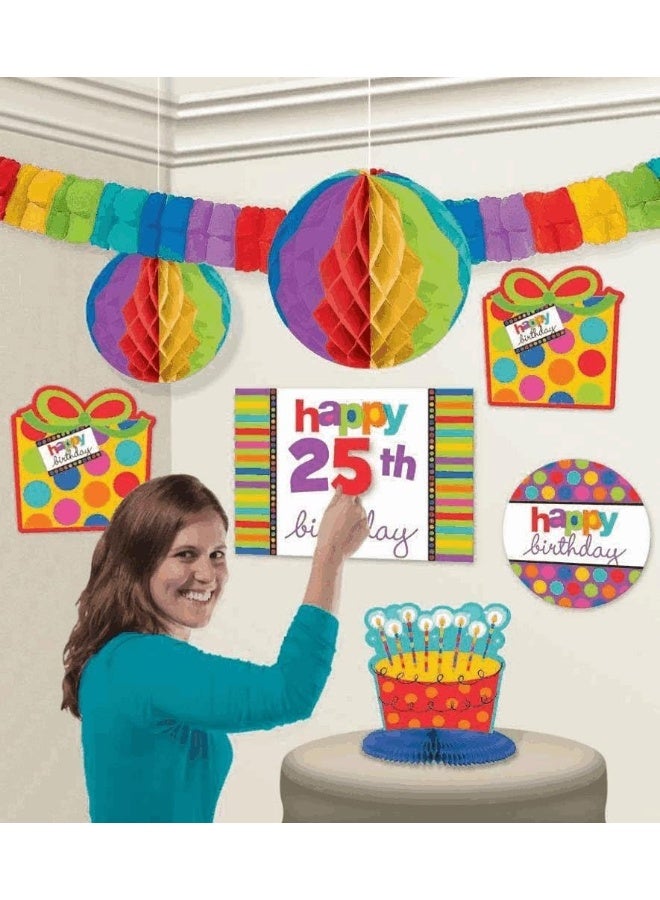 Amscan Customized Dots & Stripes Decorating Kit