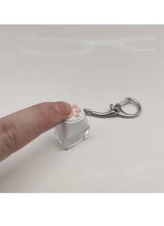 Generic 2pcs Adorable Silicone Cat Claw Keychain - Soothe Stress On-The-Go with this Durable Decompression Toy!  - Image 3