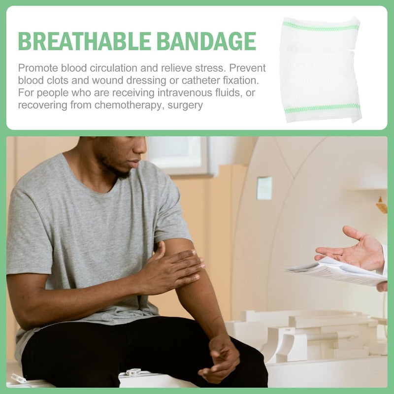 Breathable Medical Tube Protective Sleeve Arm Care Mesh Sleeve Elastic Bandage XL for Adults Medical Fixed Cotton Tube Cover - Image 4