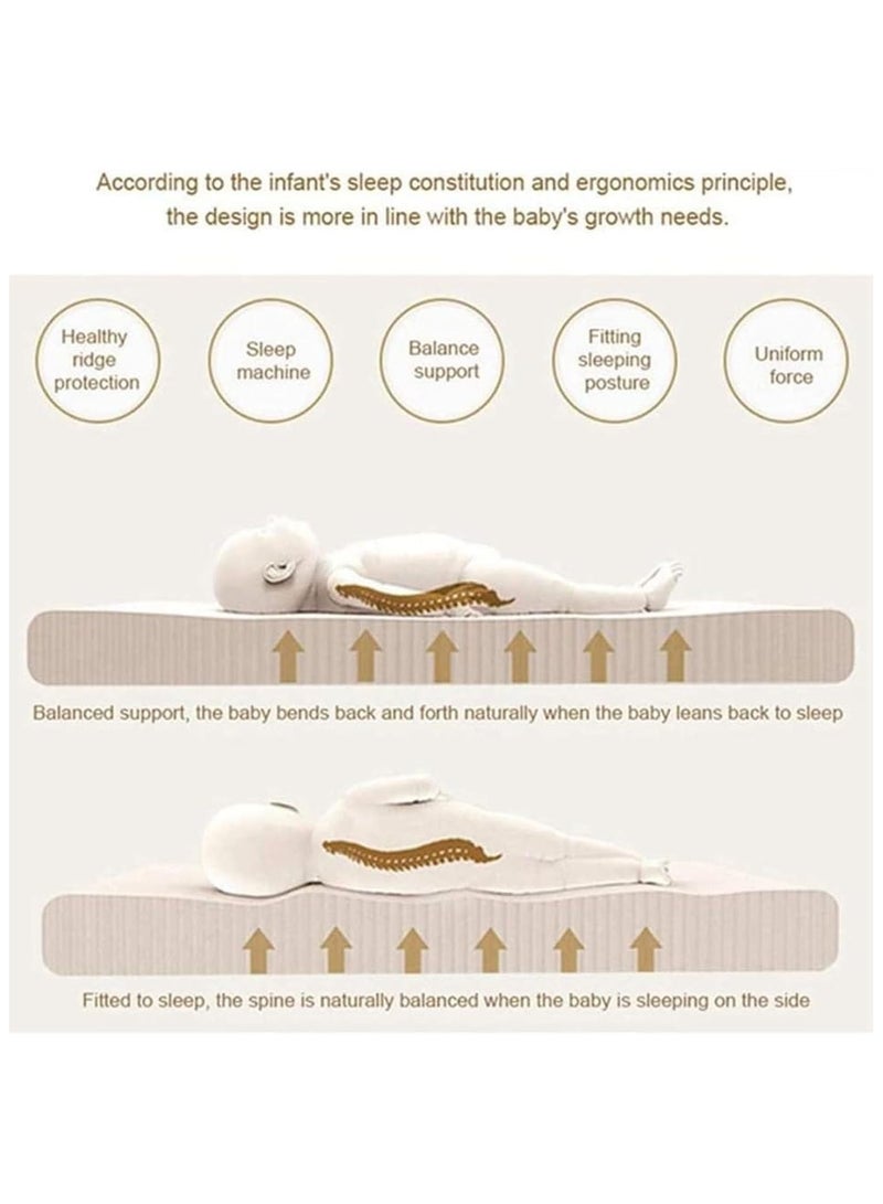 NANAO سرير أطفال، عش أطفال للنوم، قابل للإزالة والغسل، سرير حماية محمول من القطن، سرير بيونيك للأطفال في غرفة النوم، هدايا للمولود الجديد، يمكن استخدامه للسفر/التخييم (رمادي) - Image 5