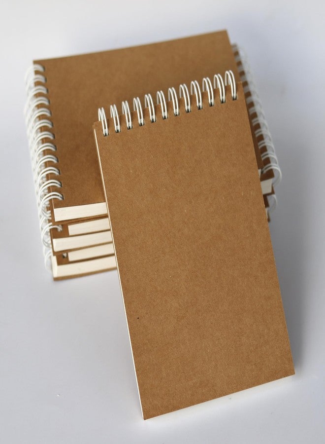 INNAXA Spiral Eco-Friendly Notepad White Wiro A6 Size (Pack-6), 100 Pages - Image 3