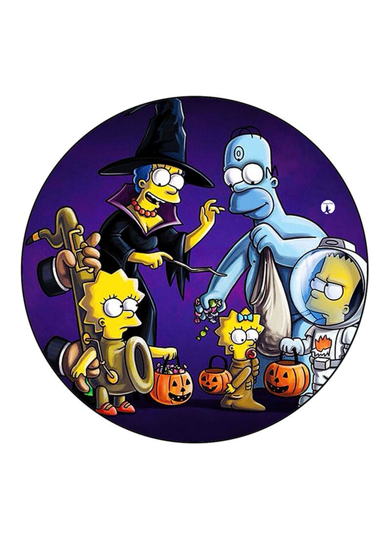 RKN Simpsons Printed Mouse Pad  Multicolour
