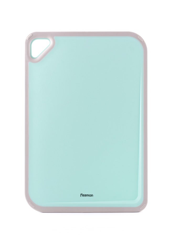 Fissman Cutting Board 36cm, Plastic Chopping Board with Hang Hole | Slope Design for Easy Liquid Drainage | Textured Surface and Non-Slip Edges | Reversible and Easy to Clean | Dishwasher Safe  - Image 1
