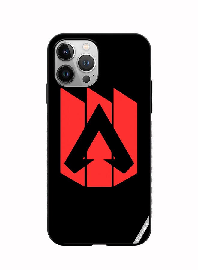 VR CREATIVE Protective Case Cover For Apple iPhone 12 Pro Max Red Logo Apex Legends Design Multicolour  - Image 1