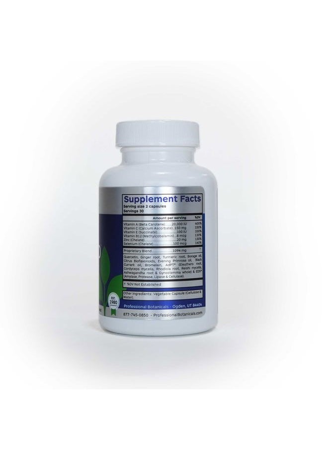 Professional Botanicals - INFLAM-D Advance Joint & Muscle Health Supplement, Non-GMO, Vegan – 60 Capsules - Image 1