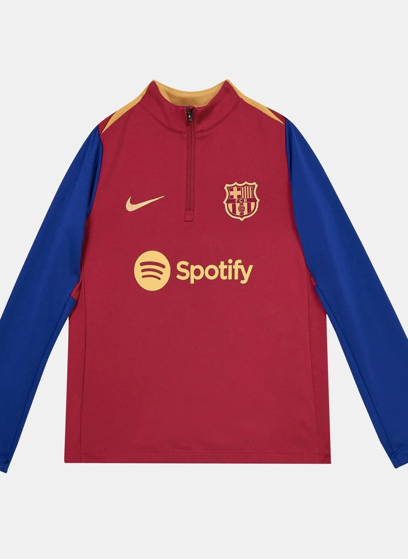 Nike Kids' FC Barcelona Academy Pro Dri-FIT Strike Drill Football Top (Younger Kids)