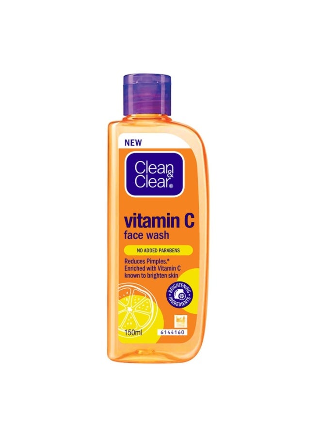 Clean & Clear Vitamin C Face Wash 150ml - Image 1