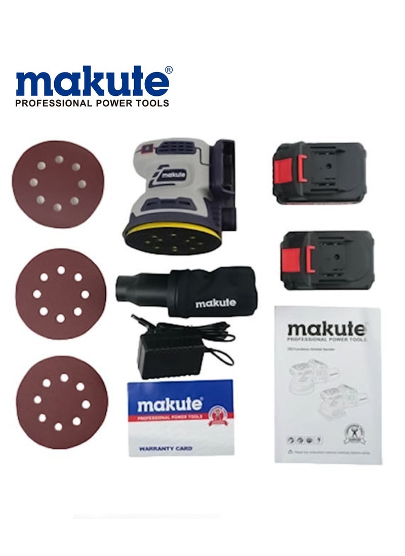 makute Cordless orbital sander size 125mm  - Image 3