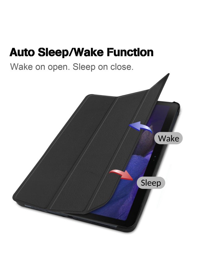Generic - Applicable To Samsung Tab A8 SM-X200 X205 Tablet Protective Case A7 Tri-fold S9FE/S6lite Casco-Color:Eyes/smiling Face-Applicable Model:A7/T500 - Image 1