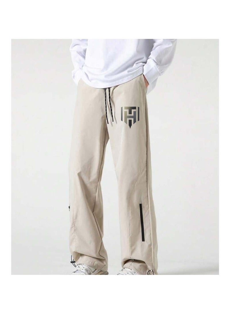 Huitich Men’s Quick-Dry Casual Pants Apricot, Size L  - Image 2