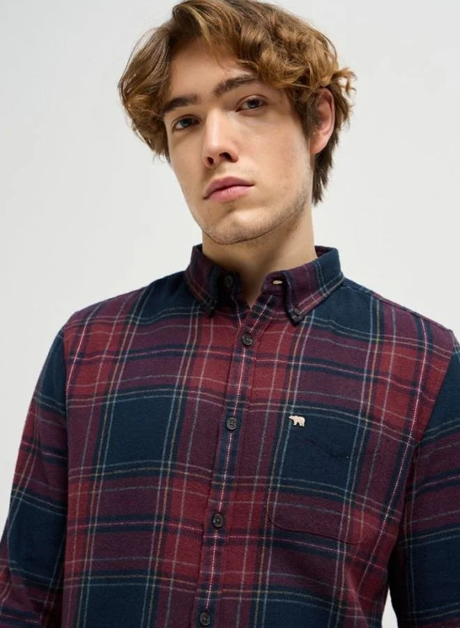 THE BEAR HOUSE Men's Shirt for Casual and Formal Wear | Classic Button-Down Style for Office, Daily Use, Travel, Events & All-Season Outfits | Versatile & Stylish Wardrobe Essential for Every Occasion