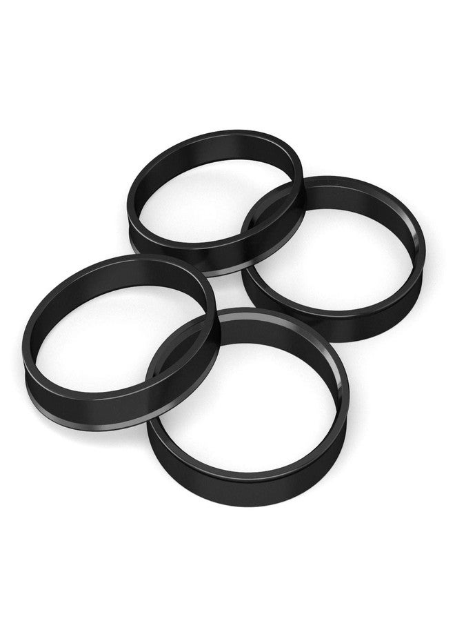 StanceMagic Hubcentric Rings (Pack of 4) - 64.1mm ID to 73.1mm OD - Black Poly Carbon Plastic Hubrings Hub - Only Compatible with Honda Acura with 64.1mm Vehicle Hubs and 73.1mm Wheel Centerbore - Image 4