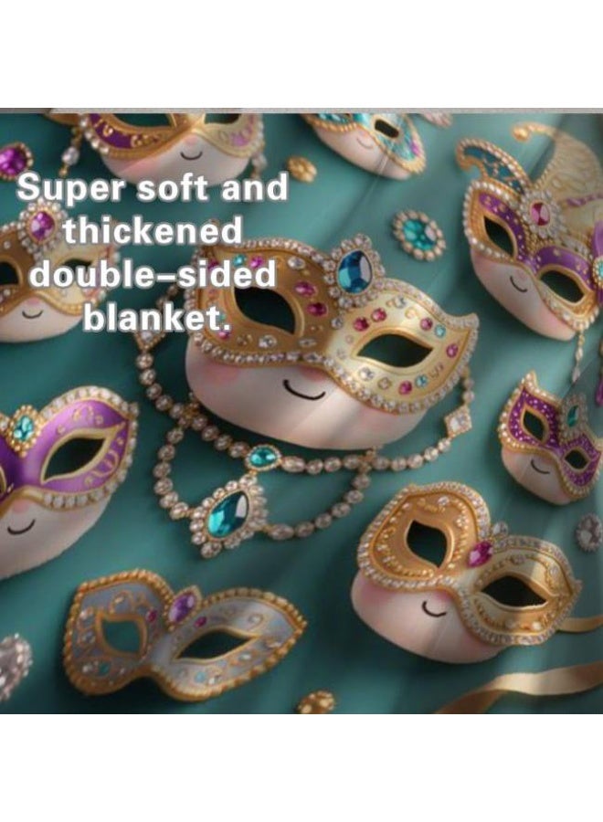 عام بطانية رقيقة من الفانيلا الكرتونية للأطفال والرضع (دافئة ومريحة، ومناسبة للنوم والألعاب) 70 سم * 100 سم - Image 4