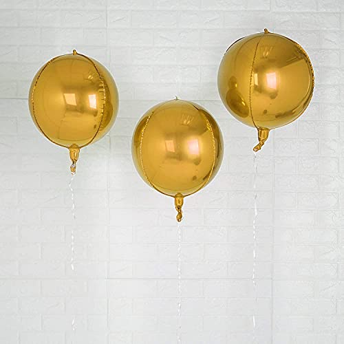 Lazybeee 18" inches Round Shape Party Decorative Foil Balloon for Boys Or Girls | Wedding Anniversary | Birthday Decoration (Pack of 10) - Image 2
