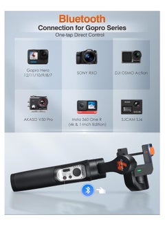 hohem Hohem Official iSteady Pro 4 Gimbal for GoPro 11/10/9/8/7/6/5 DJI OSMO Insta360 One R Action Camera 3-Axis Handheld Stabilizer  - Image 3