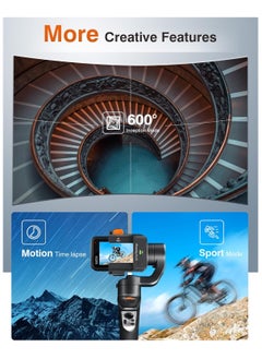 hohem Hohem Official iSteady Pro 4 Gimbal for GoPro 11/10/9/8/7/6/5 DJI OSMO Insta360 One R Action Camera 3-Axis Handheld Stabilizer  - Image 5
