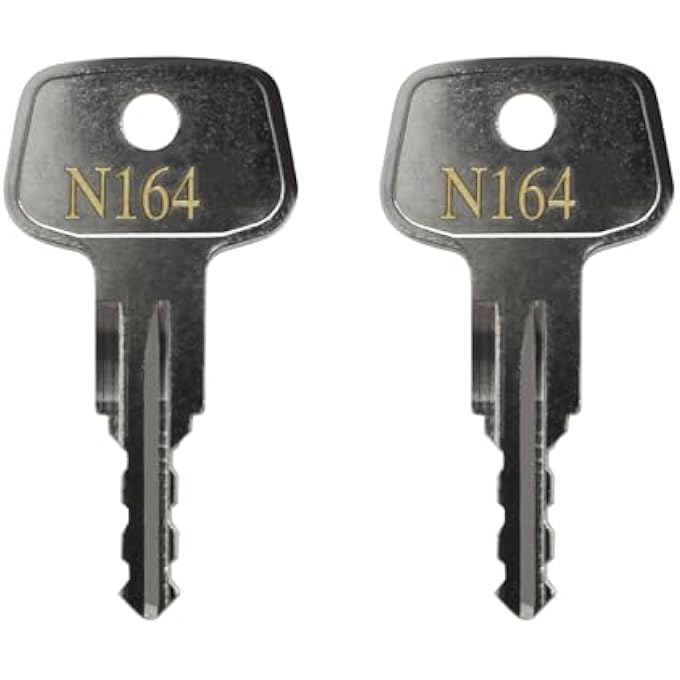 ريحني N164 Car Rack Keys for Yakima and Ski,Roof,Cargo Box,Crossbars and Carrier Racks-Codes N164【2 Pack】 - Image 2