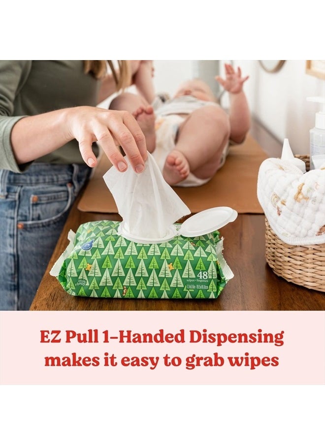 Huggies - Huggies Natural Care Fragrance Free Baby Wipes 16 Count (6 Pack) - Image 1