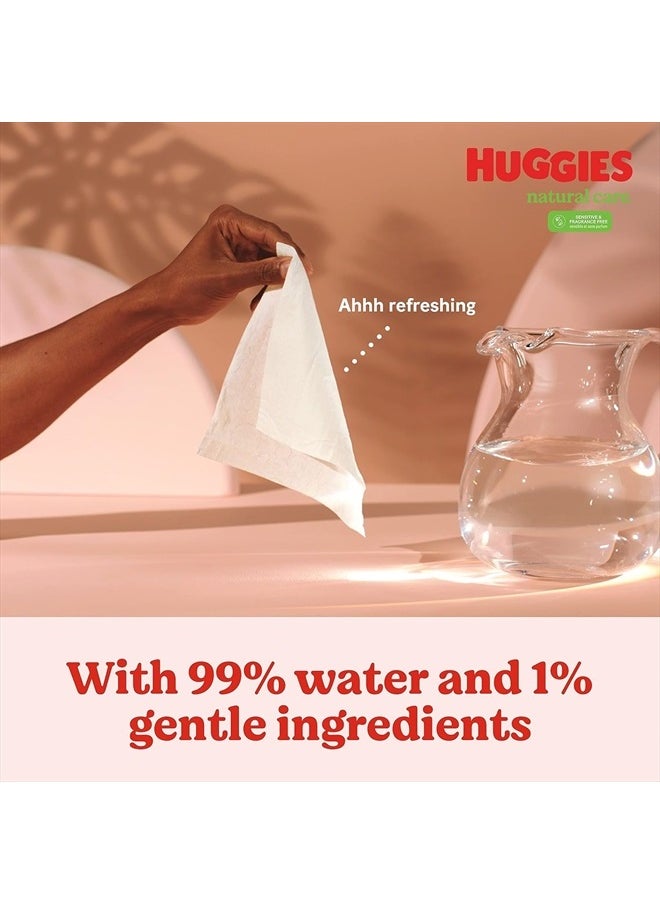 Huggies - Huggies Natural Care Fragrance Free Baby Wipes 16 Count (6 Pack) - Image 1