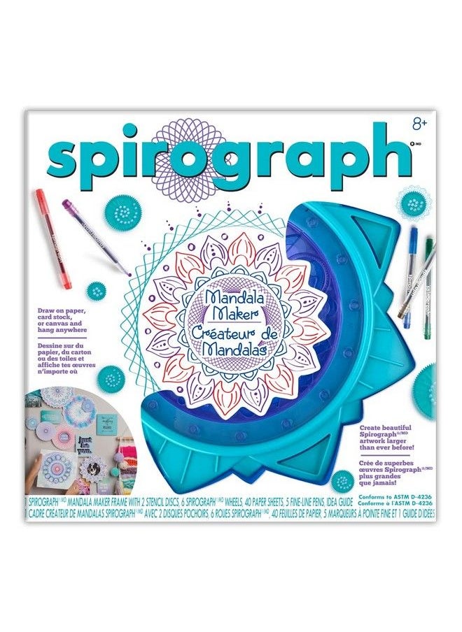 Spirograph - Mandala Maker The Easy Way To Make Countless Amazing Mandala Designs Design Mandala Art Ages 8+ - Image 1